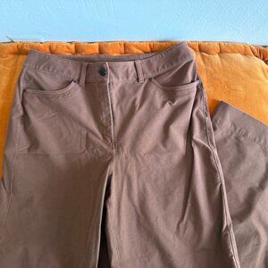 City Sleek 5 Pocket High-Rise Wide-Leg Pant Brown